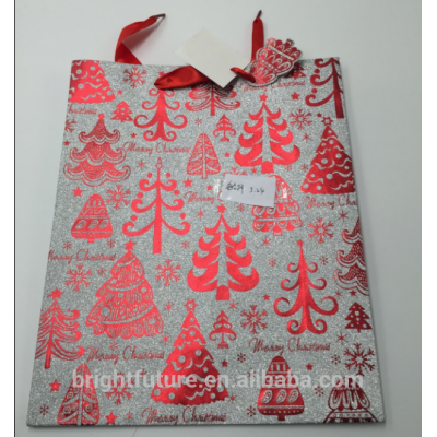 christmas bag - strong glitter bag