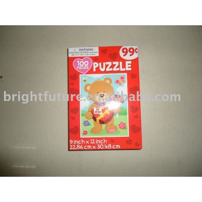 Valentines Boxed Bear Puzzle